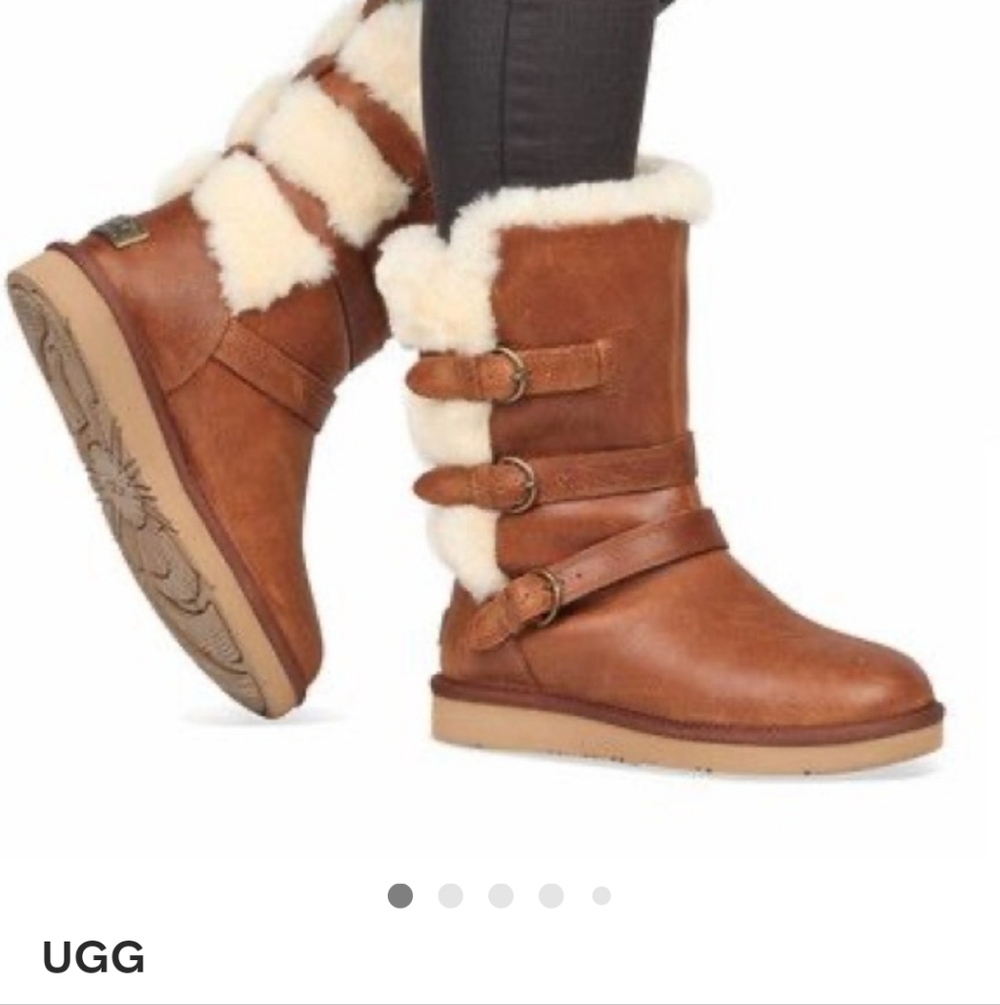 UGG BECKETT Brown Shearling Winter Boots